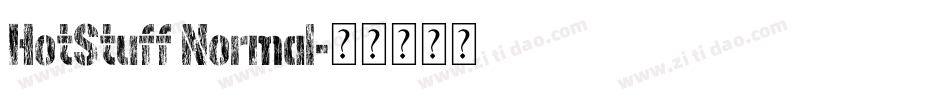 HotStuff Normal字体转换